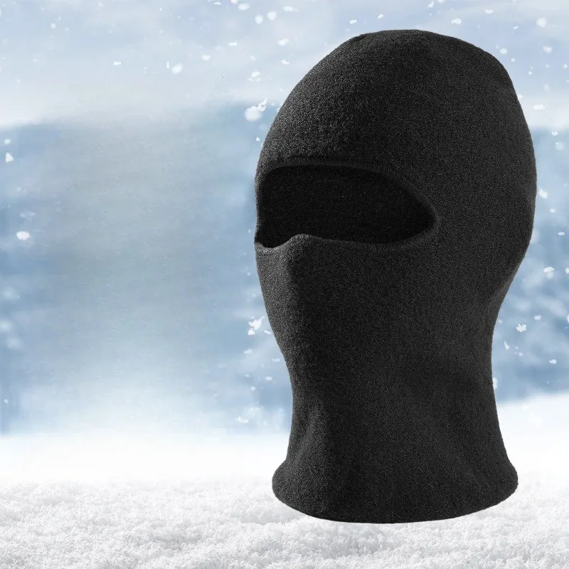 

Зимняя теплая флисовая маска для лица — для мотоцикла/велосипеда, пешего туризма/лижного спорта, ветрозащитная