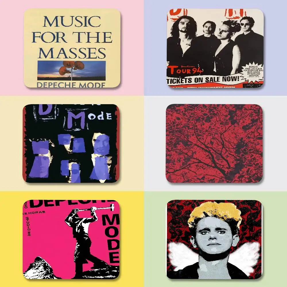 Depeche Mode Singer Shortcuts Mouse Pad Small Office Mousepad Cloth With Non-Slip Rubber Base For Home Computer Laptop