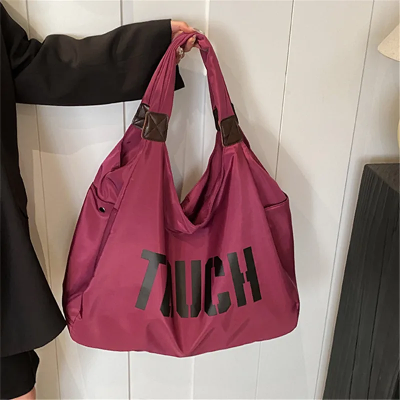 حقائب يد نسائية أكسفورد عصرية حقيبة كتف ذات سعة كبيرة حقيبة سفر، حقيبة يد لليوجا والترفيه في نزهة الضواحي مع مبطنة #3