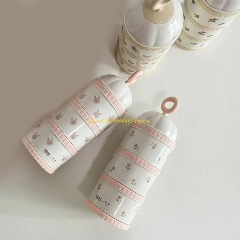 

Baby Milk Powder Storage Box Portable Formula Dispenser Case Dry Box J0MF