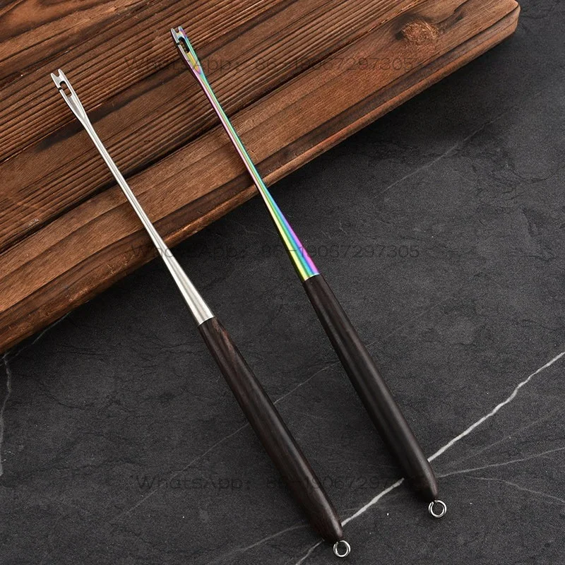 Stainless Steel Red Sandalwood Hand-forged Decoupler Fishing Extension with Baffle