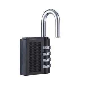 Waterproof mini lock with 4 digits password code, zinc alloy combination, baggage bag, travel Smart Door Lock 10 Main Sales Digital Locking Door - №7