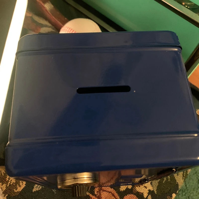 Новый сейф-органайзер, железный стол, декоративная коробка, копилка, металлический мини-шкаф, ящик для хранения денег, ящик для хранения для мальчиков