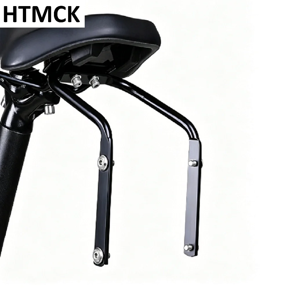 Support d'extension de selle de vélo en alliage d'aluminium stable, stabilisateur de sacoche de selle, support multifonctionnel pour bouteille d'eau, accessoires de vélo