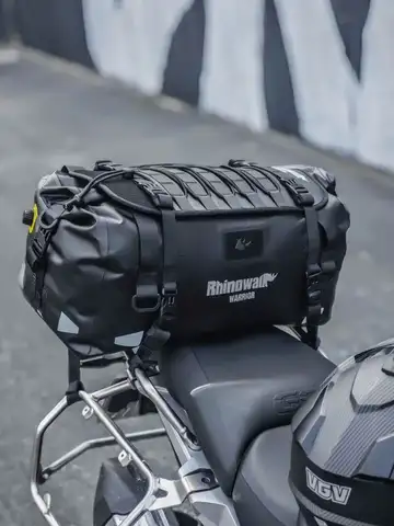 Rhinowalk – sac de selle de moto étanche 20L/40L/65L, sacoche latérale universelle, boîte à bagages de voyage supérieure, combinaison gratuite