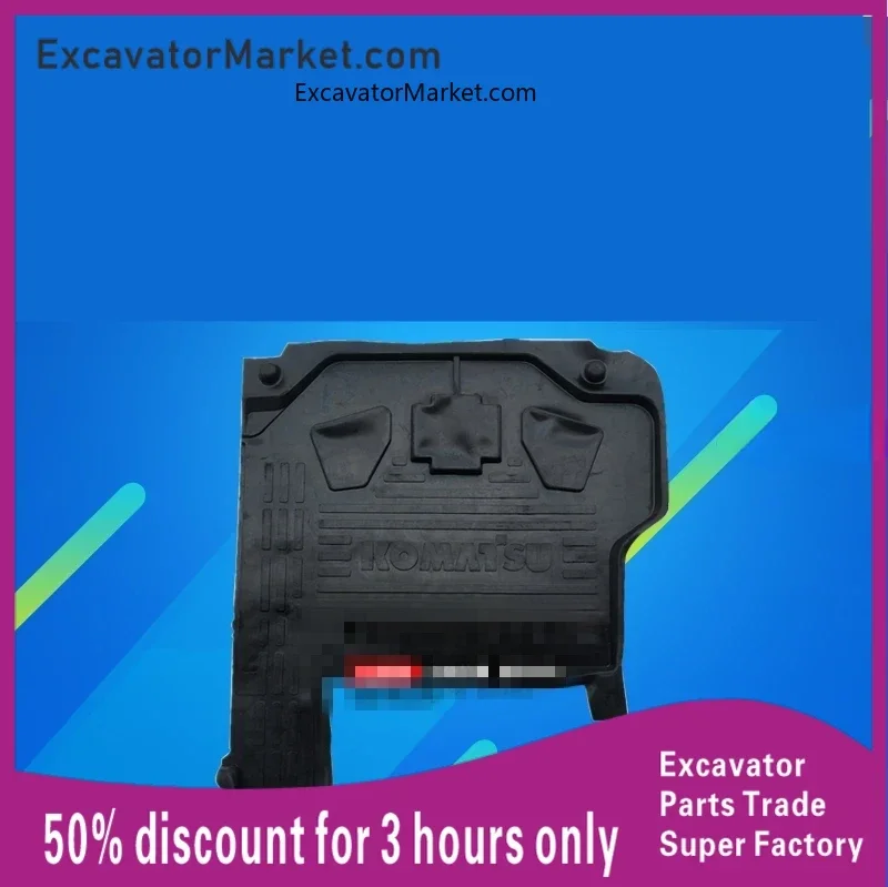 

For excavator For KOMATSU PC60-7 70-8 200 210-5-6-7-8 excavator cab floor rubber foot pad excavator accessories