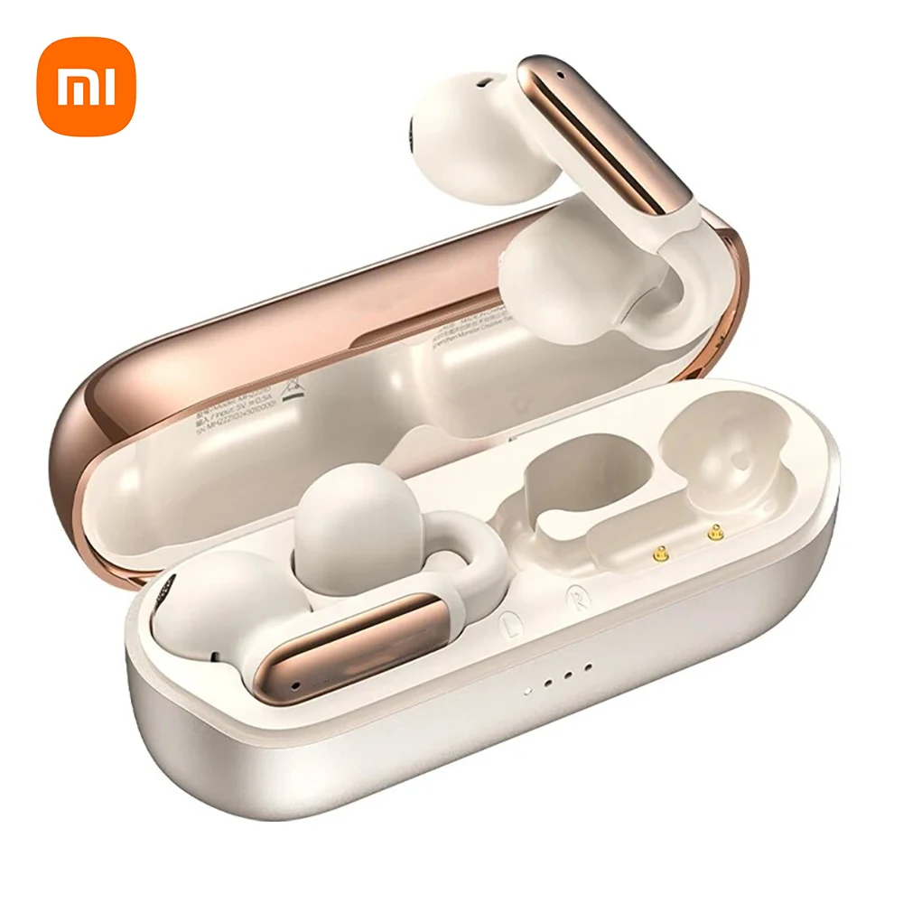 Xiaomi Mijia Auricolare Bluetooth con cancellazione del rumore a orecchio aperto Sport Bluetooth 5.4 Auricolare wireless con microfono Cuffie impermeabili