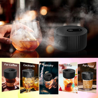 Electric Whiskey Smoker Kit Electric Smoking Kit with 6 Flavors Wood Chips Whiskey Smoker Kit Multi-Function for Boss Boyfriend