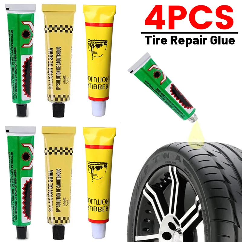 

4/1Pcs Tire Repair Glue Bicycle Repair Tool Motorcycle Bike Bicycle Inner Tube Repair Glue Cycling Motorcycle Tyre Repairing