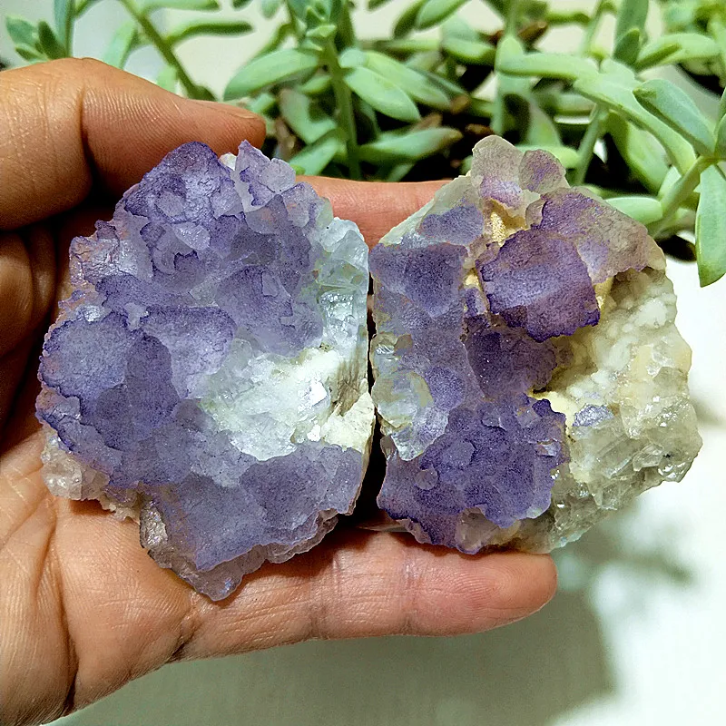 الكريستال الطبيعي الأرجواني فلوريت مجموعات كريستال الساحرة خام السحر الطاقة التأمل فنغ شوي كريستال غرفة زخرفة #3