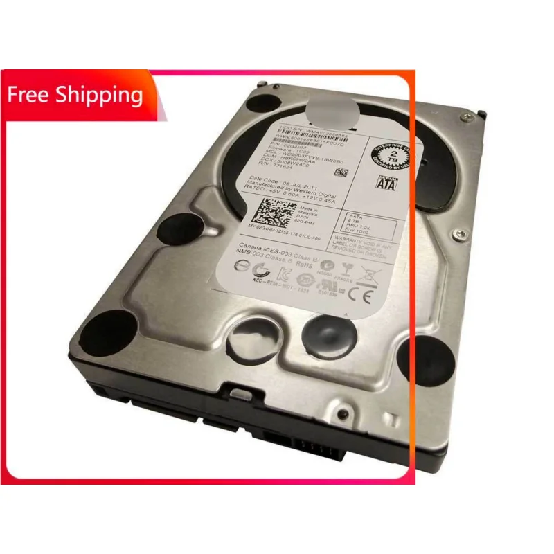 for Dell 02G4HM 2TB HDD 7.2K RPM 3.5