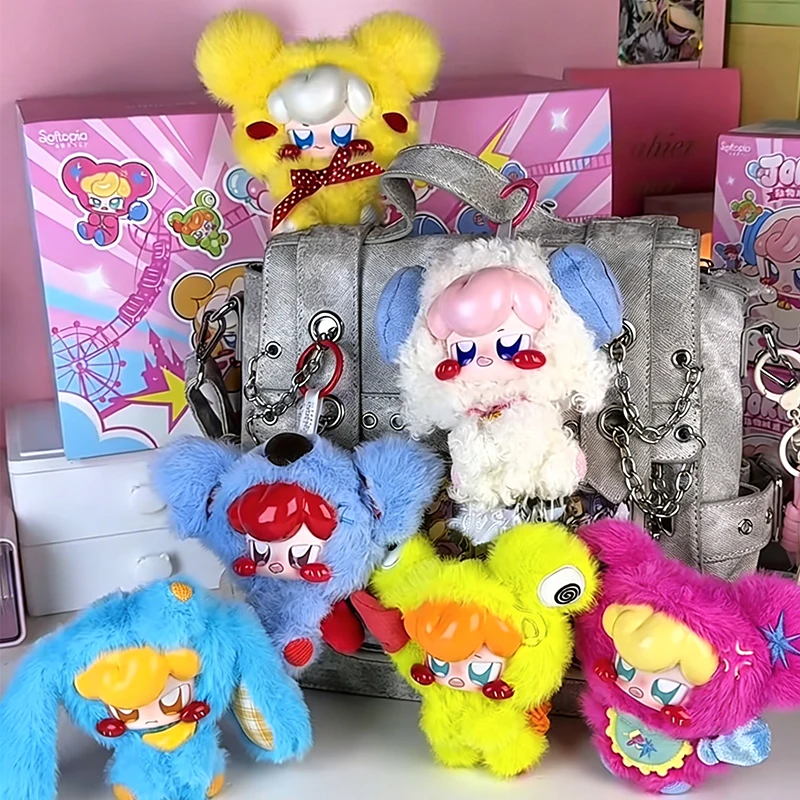 

Jokki Animal City Party Series Blind Box Jokki Vinyl Plush Doll Mystery Box Cute Anime Figure Desktop Ornaments Collection Toys