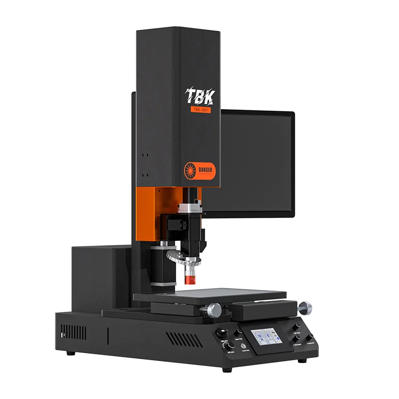 TBK 501 with High Magnification and Smart Focus Screen Repair is more Accurate for Laser Repair Line Machine