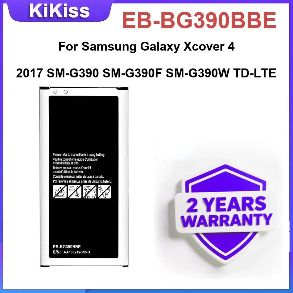 Replacement Batteries EB-BG390BBE For Samsung Galaxy Xcover 4 SM-G390 SM-G390F SM-G390W SM-G390Y For Galaxy Xcover 4 2017 TD-LTE