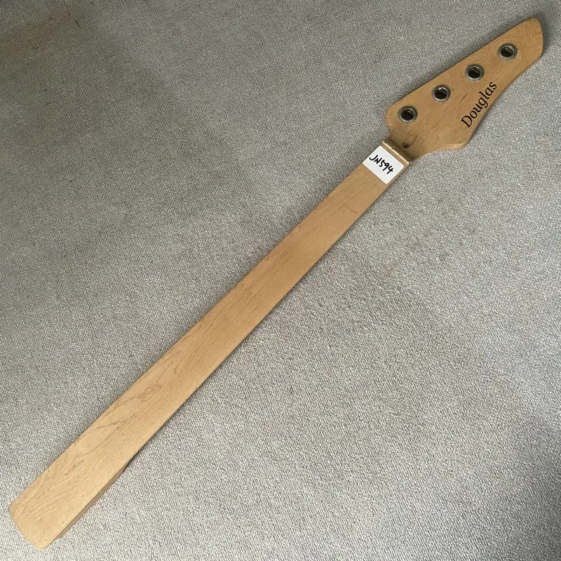 jN594 Genuine Douglas Maple Wood 4 String Electric Guitar Bass Neck Uncut Frres Right Hand DIY And Replace Part