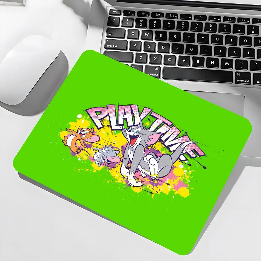 TomS and JerryS Mouse Pad Gamer Large Size Office Desk Protector Mat 450x400X2MM Waterproof Desktop Mouse Pad