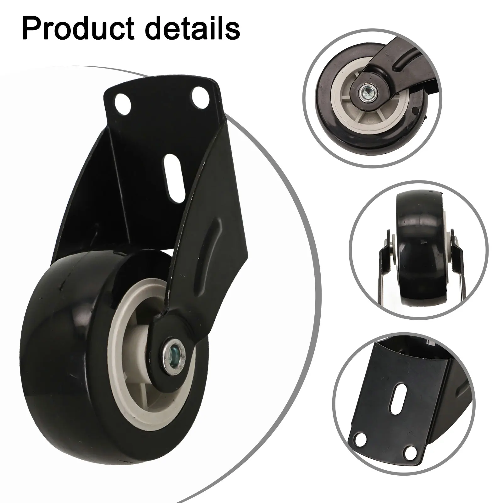 Adjustable Door Bottom Support Wheel, Steel And Rubber Anti-Sag Pulley For Cabinets, 600 Lbs Load Capacity