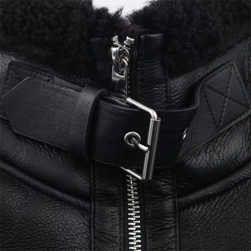 レディース フェイクレザー調ジャケット 両面フリース ジッパー ハイネック ショートジャケット 秋冬 レトロ シンプル カジュアルウェア