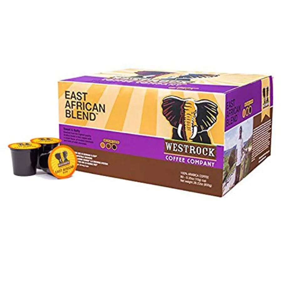 

Westrock Coffee Company, East, Single Serve Coffee Cup, Medium-Dark Roast 80