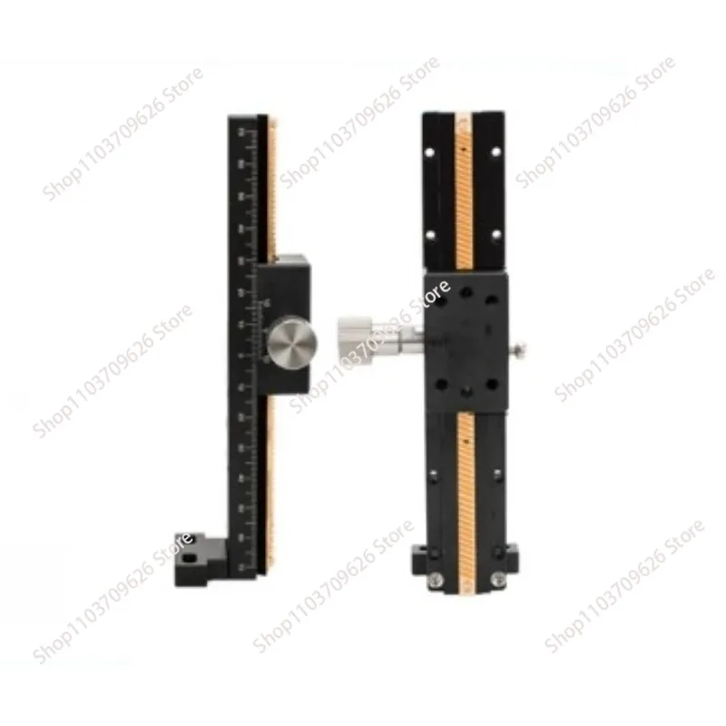 Z-axis manual vertical lift table dovetail rack and pinion slide table LWZ25-L200  LWZ40-L100 LWZ40-L150 LWZ40-L150-2