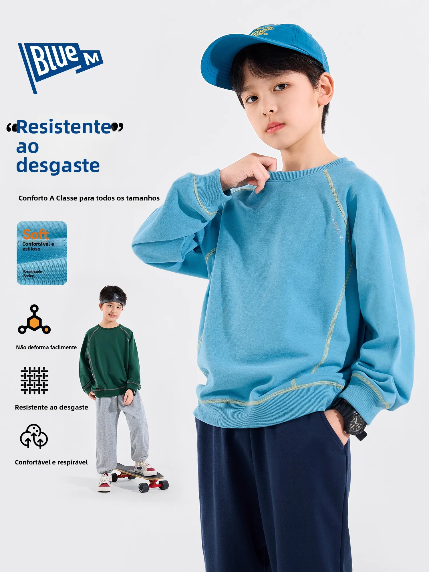 conjunto-deportivo-casual-para-ninos-bluem-tejido-de-mezcla-de-algodon-transpirable-y-agradable-a-la-piel-comodo-y-versatil