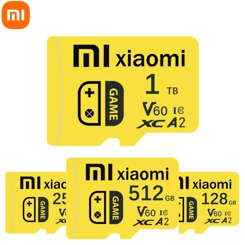 XiaomiMicro SD Card High Speed SD Memory Card 128GB 256GB 32GB 64GB MicroSD U3 A2 TF Flash Card for Xiaomi Phone Camera table PC