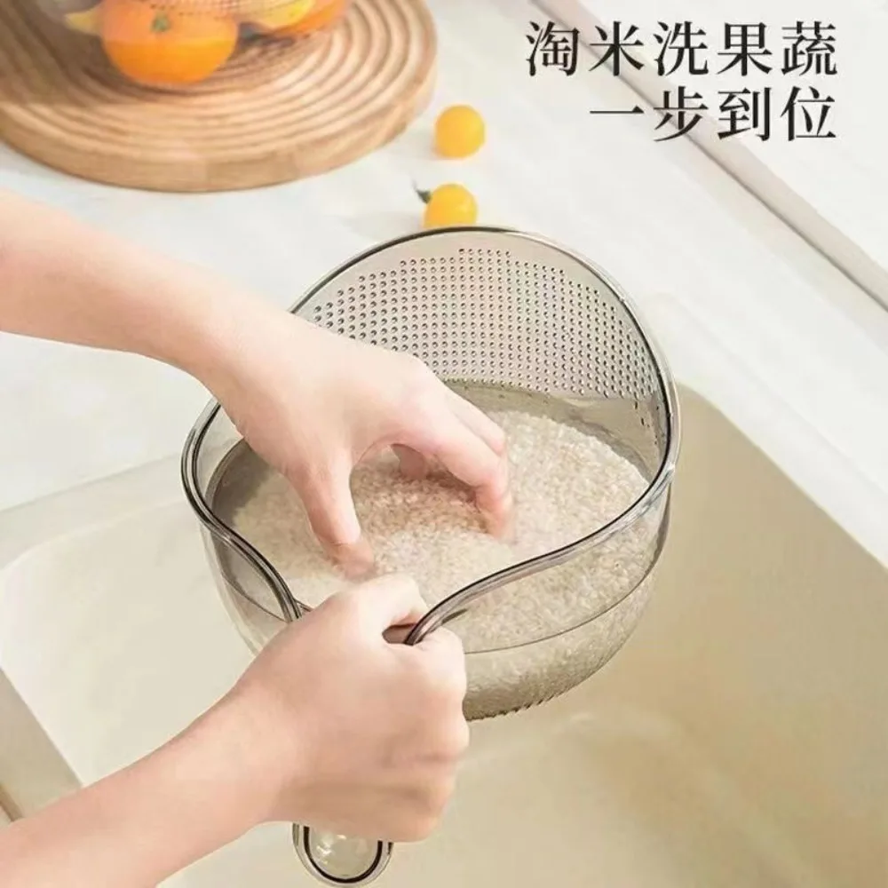 

New Plastic Multifunctional Drainage Basket Fruit Plate Salad Vegetable Basin Kitchen Draining Bowl Household Sink