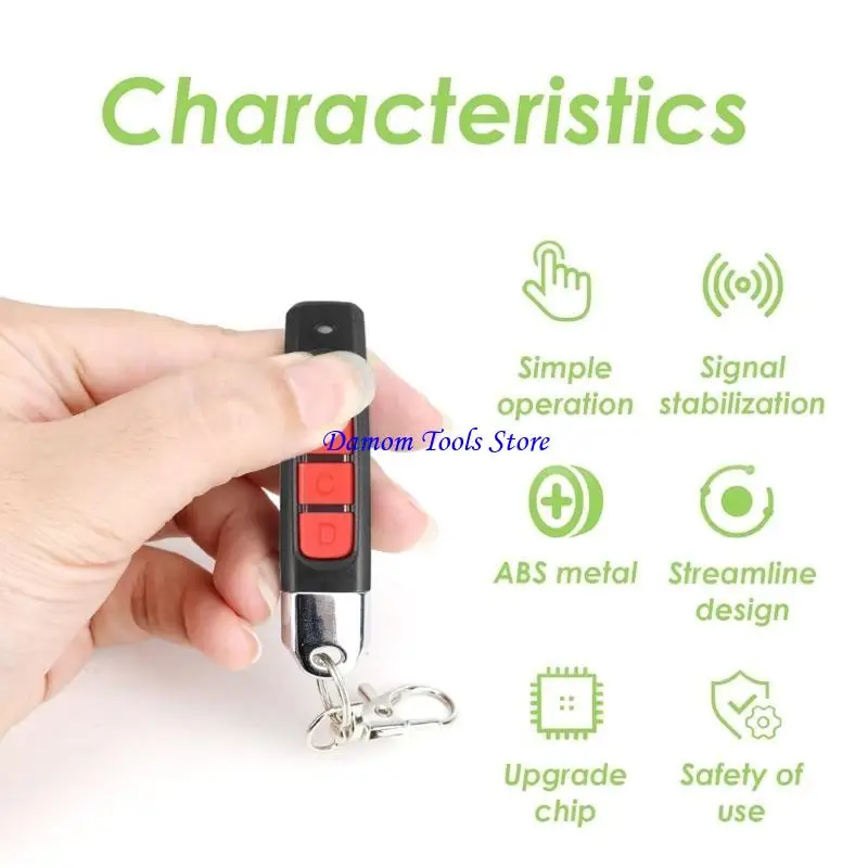 57BE 3pcs Universal Garage Door Opener Remote Easy Copy Solution Garage Door Opener