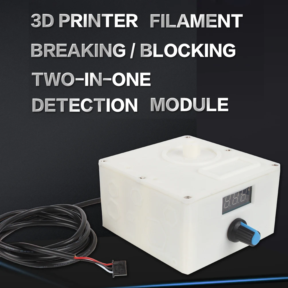 XCR3D 3D Printer Parts Filament Blockage Sensor Material Detection Disconnect Device for Exhaustion of Supplies For Ender 3 CR10