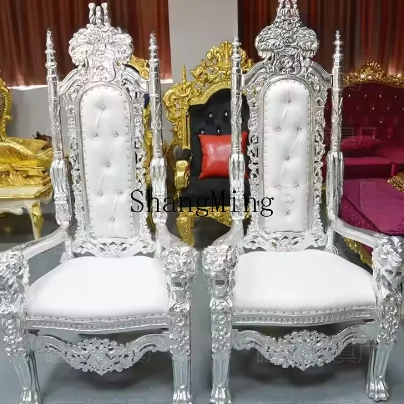 

FG beauty live stream chair high-end retro high-back king chair