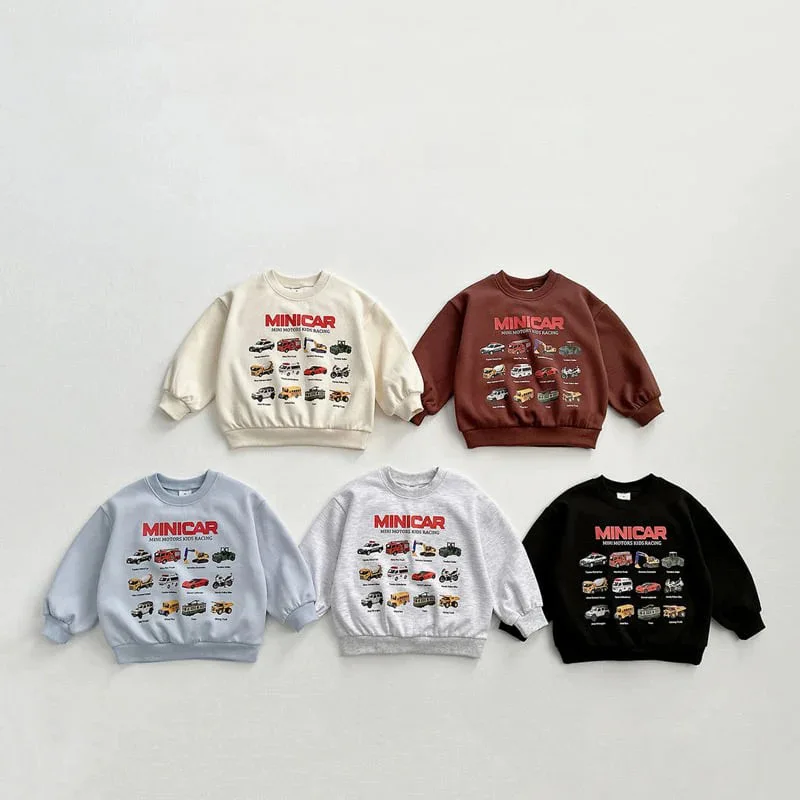 2026 Autumn New Children Long Sleeve Sweatshirt Cotton Boys Girls Cartoon Print Pullover Tops Kids Clothes