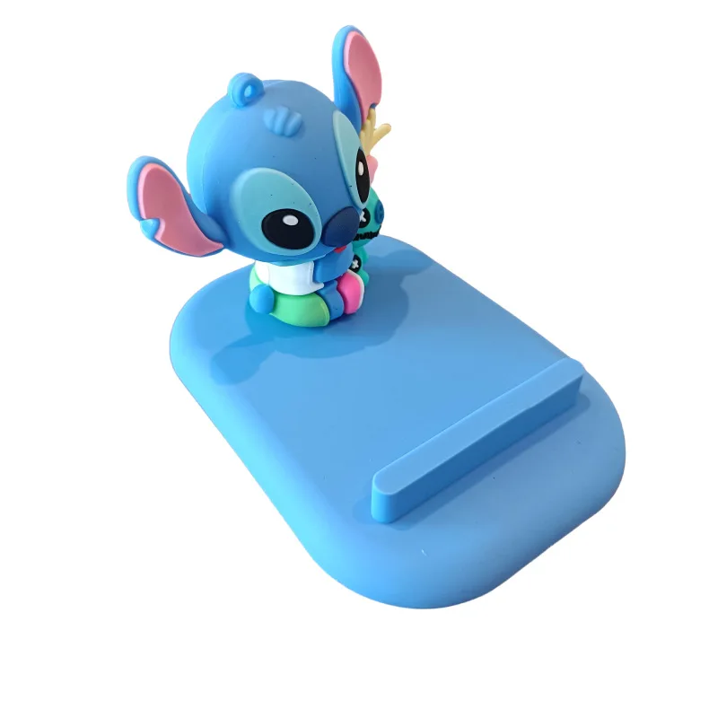 Neue Disney Stich Anime Handy Ipad Ständer Niedlichen Cartoon Figur Multifunktionale Handy Halter Schreibtisch Ornamente Kinder Geschenk