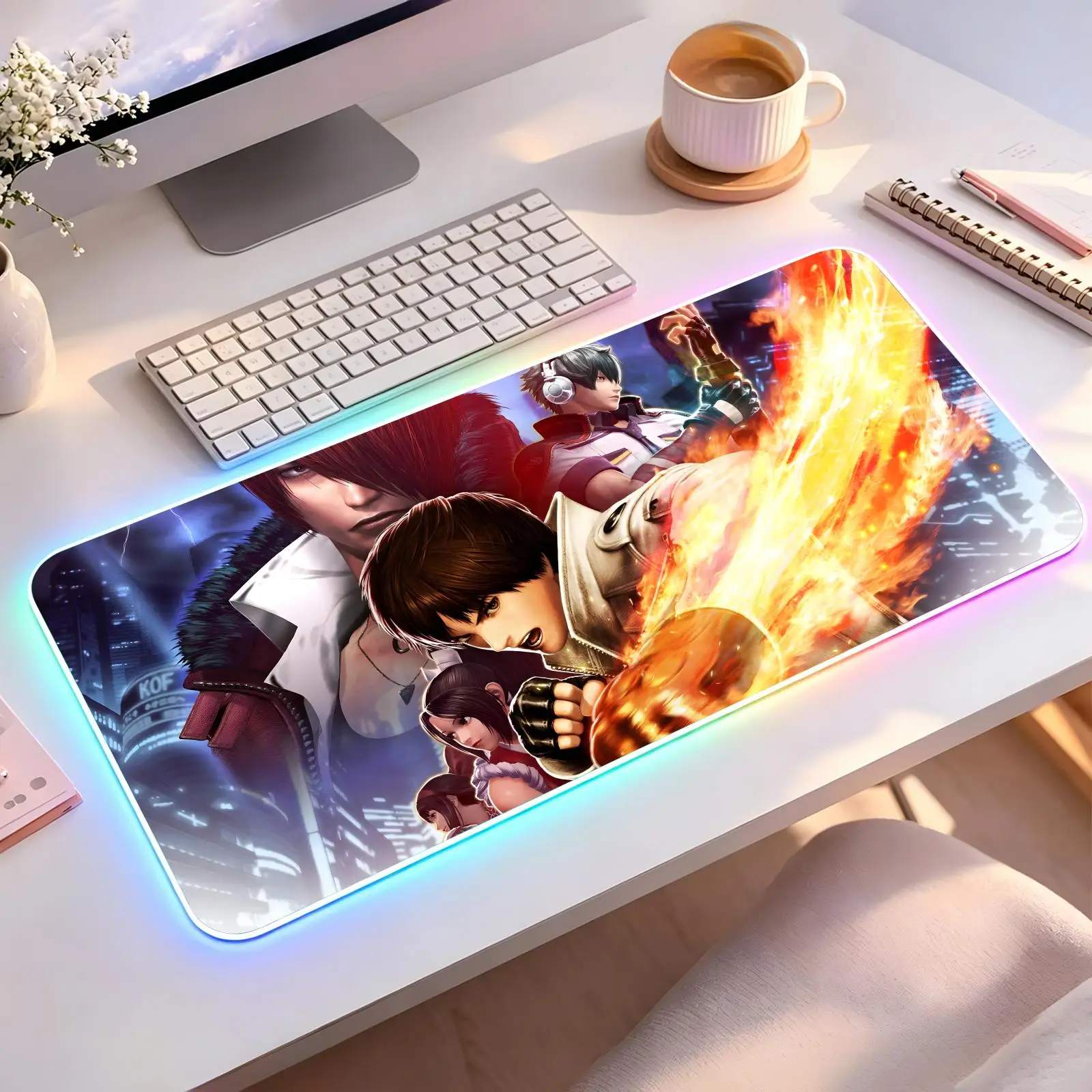 大型RGBバックライト付きeスポーツゲーミングマウスパッド、 - Esports Gaming Kings のレビューと価格