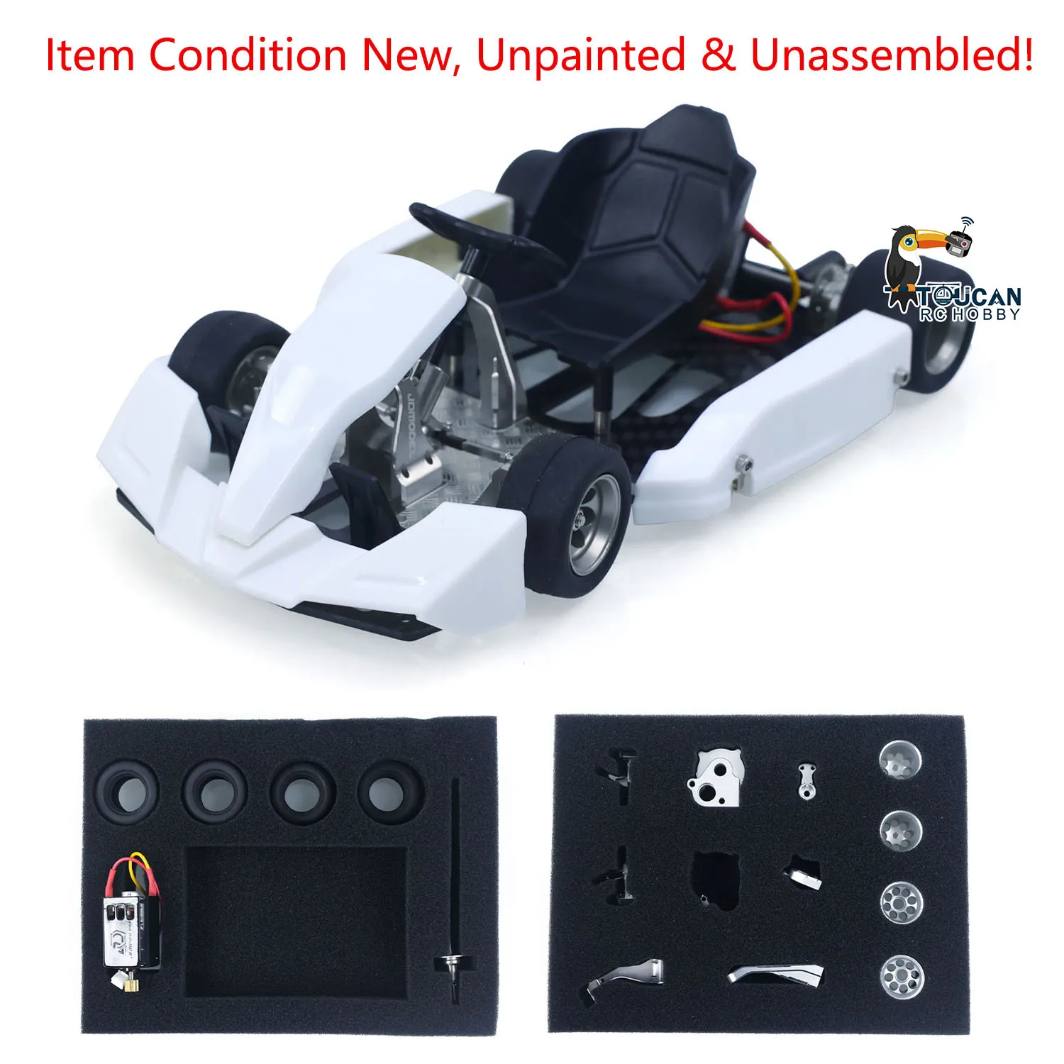 

KIT JDM 298A 298B 1/10 4x4 RC Go-Kart Unlimited DIY Модель автомобиля с дистанционным управлением Электрический гоночный автомобиль Двигатель без батареи для взрослых