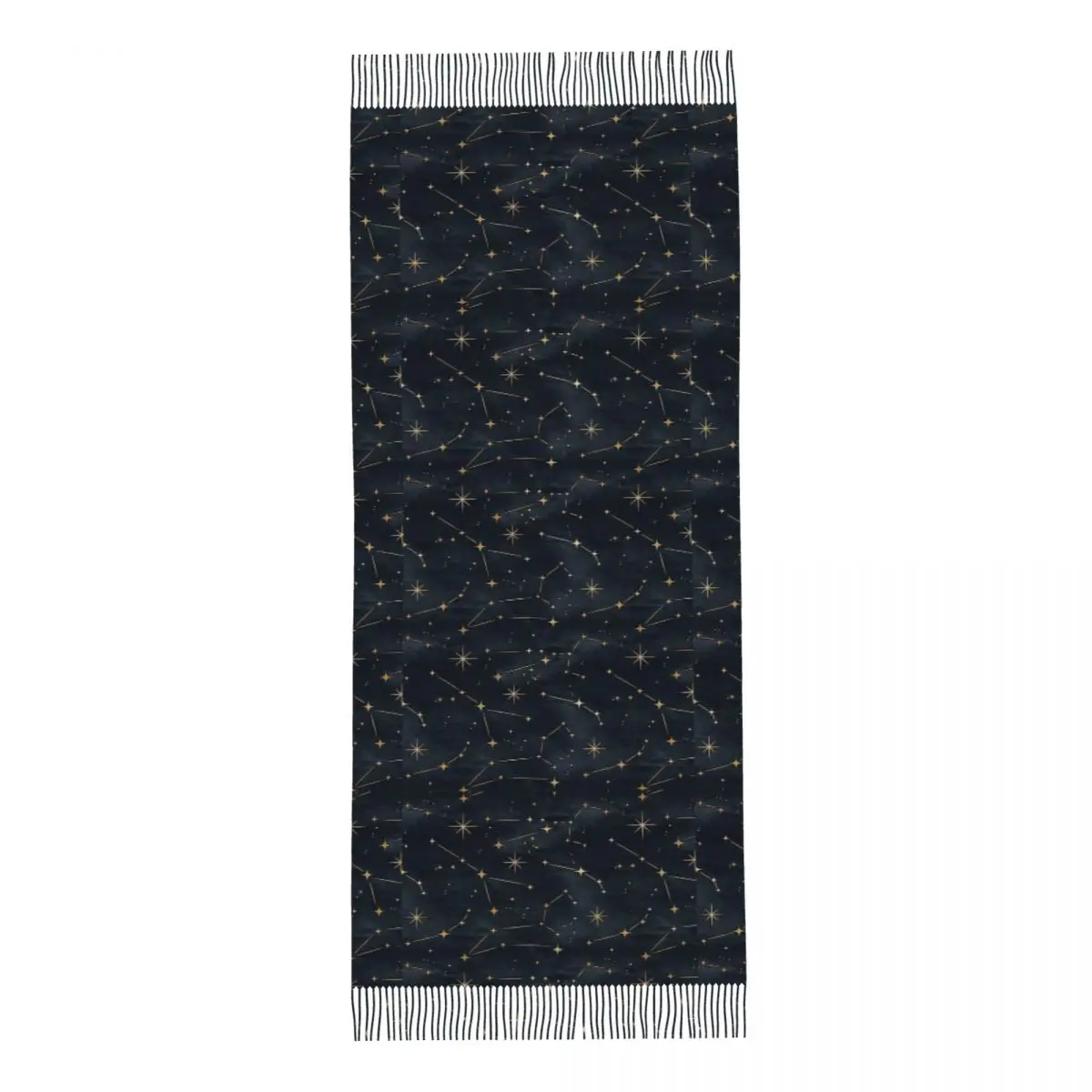 Constellation Star Clusters Galaxies Halloween Scarf Tassel Scarves Women Soft Warm Shawls and Wraps Long Fall Winter Shawl Wrap