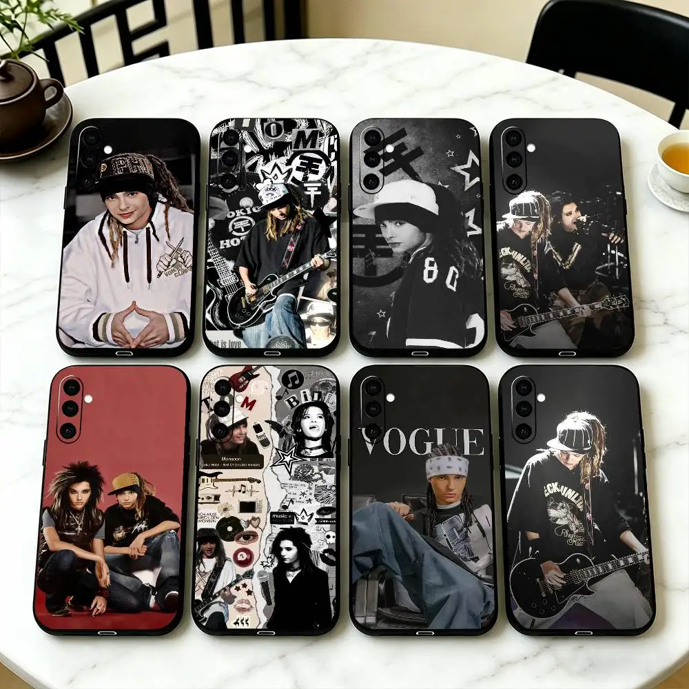 

Bill-Tom Kaulitz Tokios Hotel Phone Case Black Silicone Soft For Samsung Galaxy A73,A72,A71,A70,A53,A52,A51