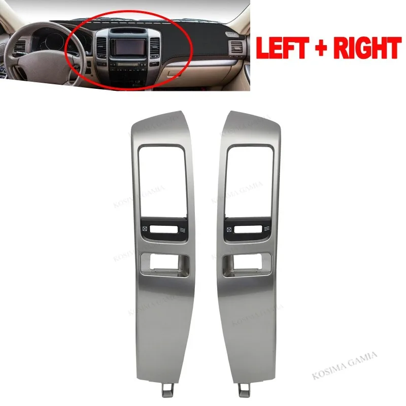 Auto-Klimaanlagen-Auslassrahmen A/C Lüftungsplatten-Panel für Toyota Land Cruiser Prado 120 FJ120 für Lexus GX470 2003-2009