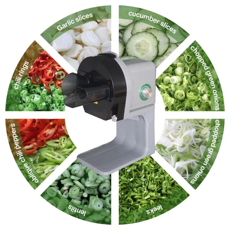 Kitchen appliances Electric chopper Vegetable slicer Slicer Food processor Salad machine Scallion garlic slicer