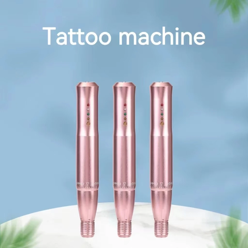 

Newest Professional Makeup Tattoo Pen Machine Permanent Eyebrow Lip Contour Pen Beauty Art Tattoo Gun with Cartridge Needles