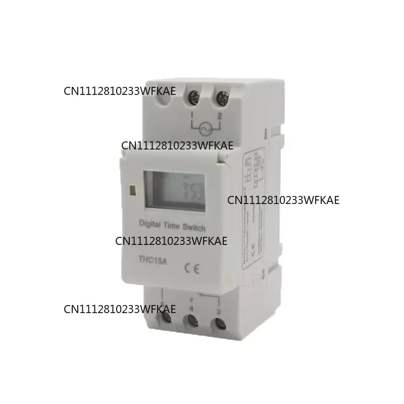 THC15A Electronic Weekly 7 Days Programmable Digital Time Relay Time Control Switch 12V 24V 110V 220V Bell Ring Relay 16a