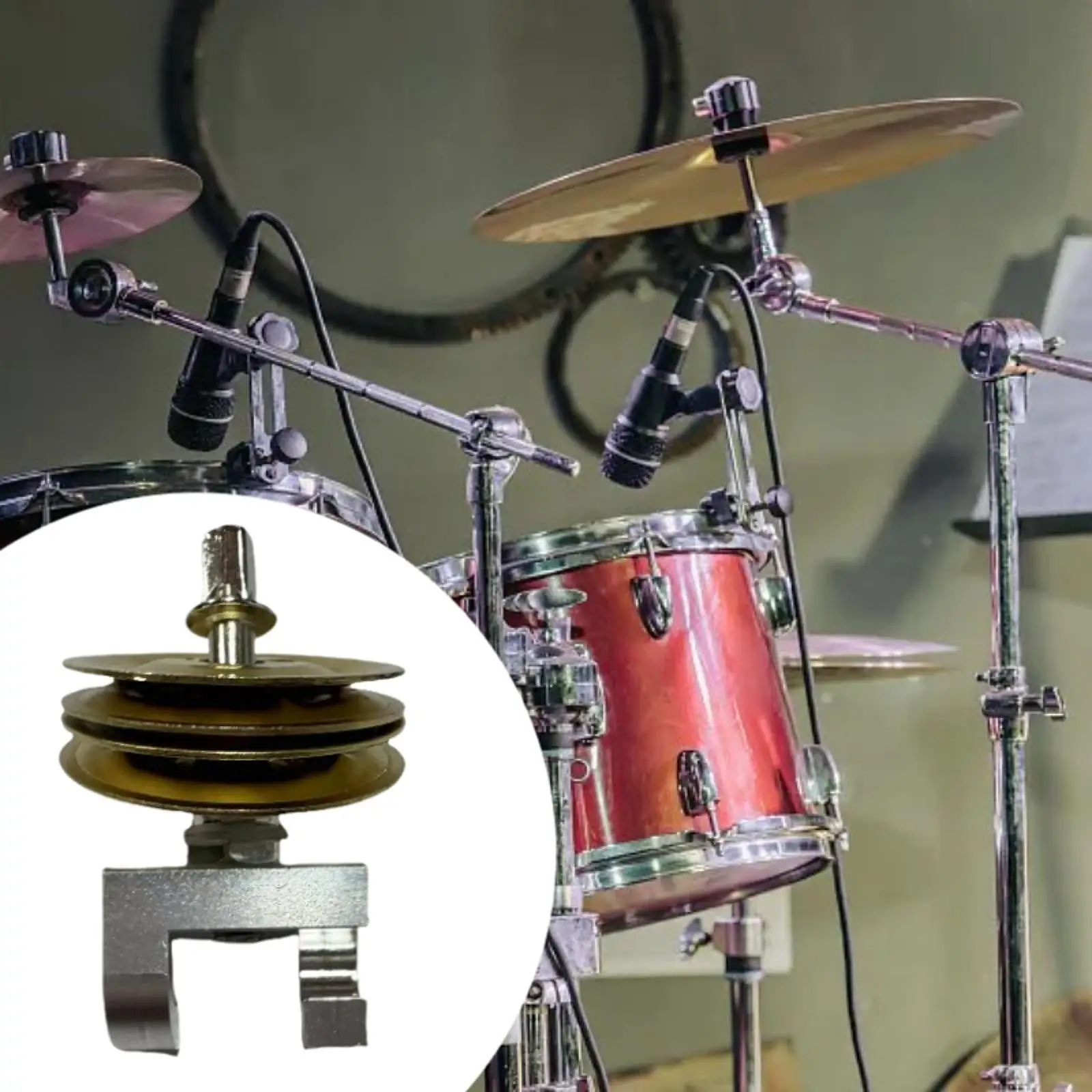 Bass Drum Pedal Beater Bell Metal Copper Hammer Head Replacement for Double Bass Drum Pedal Percussion Part