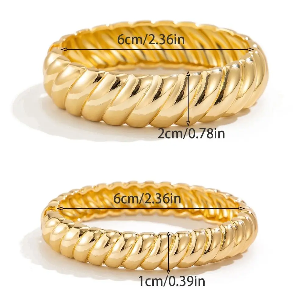 الهيب هوب موضوع سميك الملمس الإسورة الذهب الفضة الشرير الرجعية الربيع سوار بيان مجوهرات معدنية المرأة سوار اليد للجنسين #6