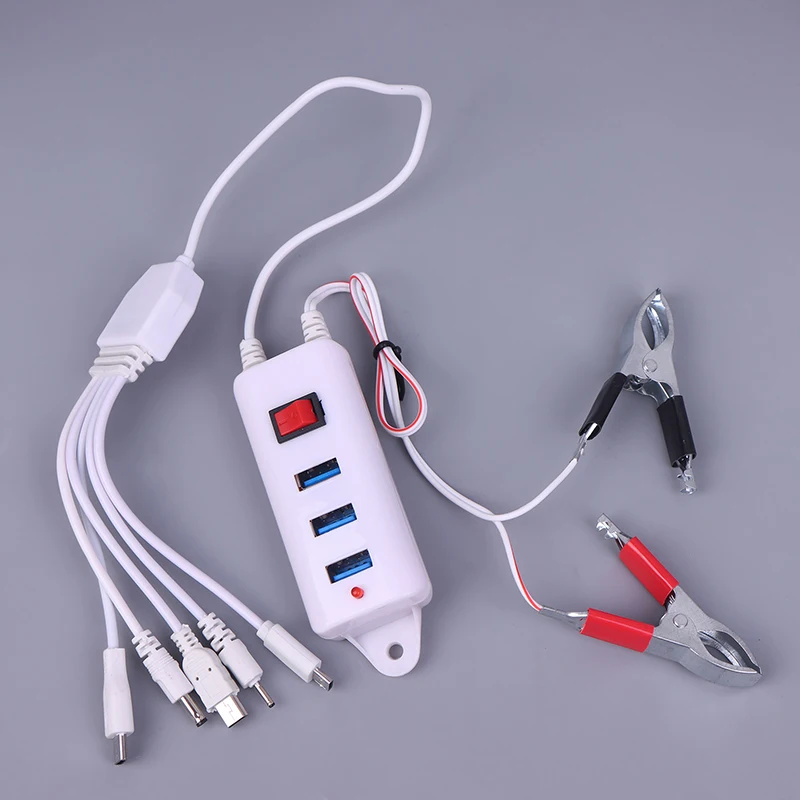 مشبك 3USB مع شاحن التبديل شاحن الهاتف المحمول واجهة USB شاحن الهاتف المحمول البطارية العالمية