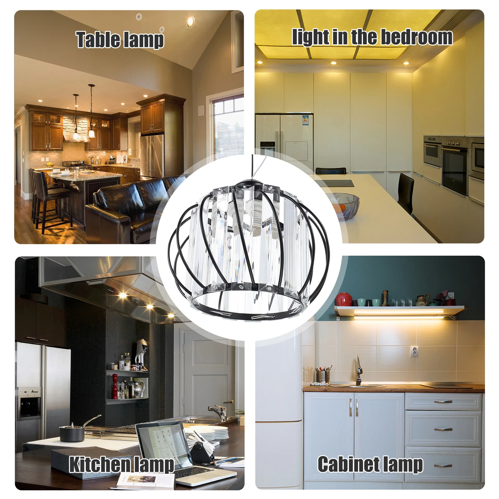 

1Pcs Simple Single Head Crystal Chandelier Modern Corridor Hanging Lamp Balcony Pendant Ceiling Light Decorative Home Indoor