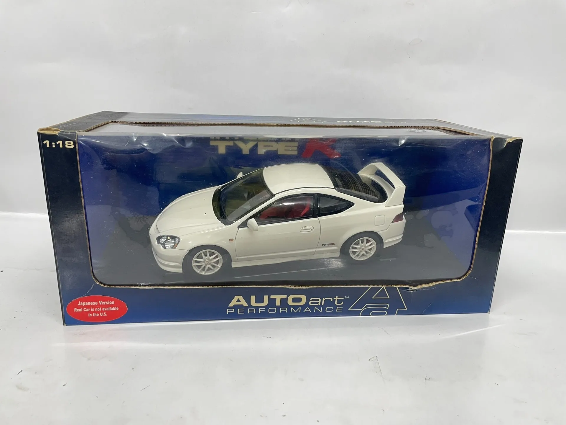 Autoart 1:18 Type R DC5 White JDM Simulation Limited Edition All Open Alloy Metal Static Car Model Toy Gift