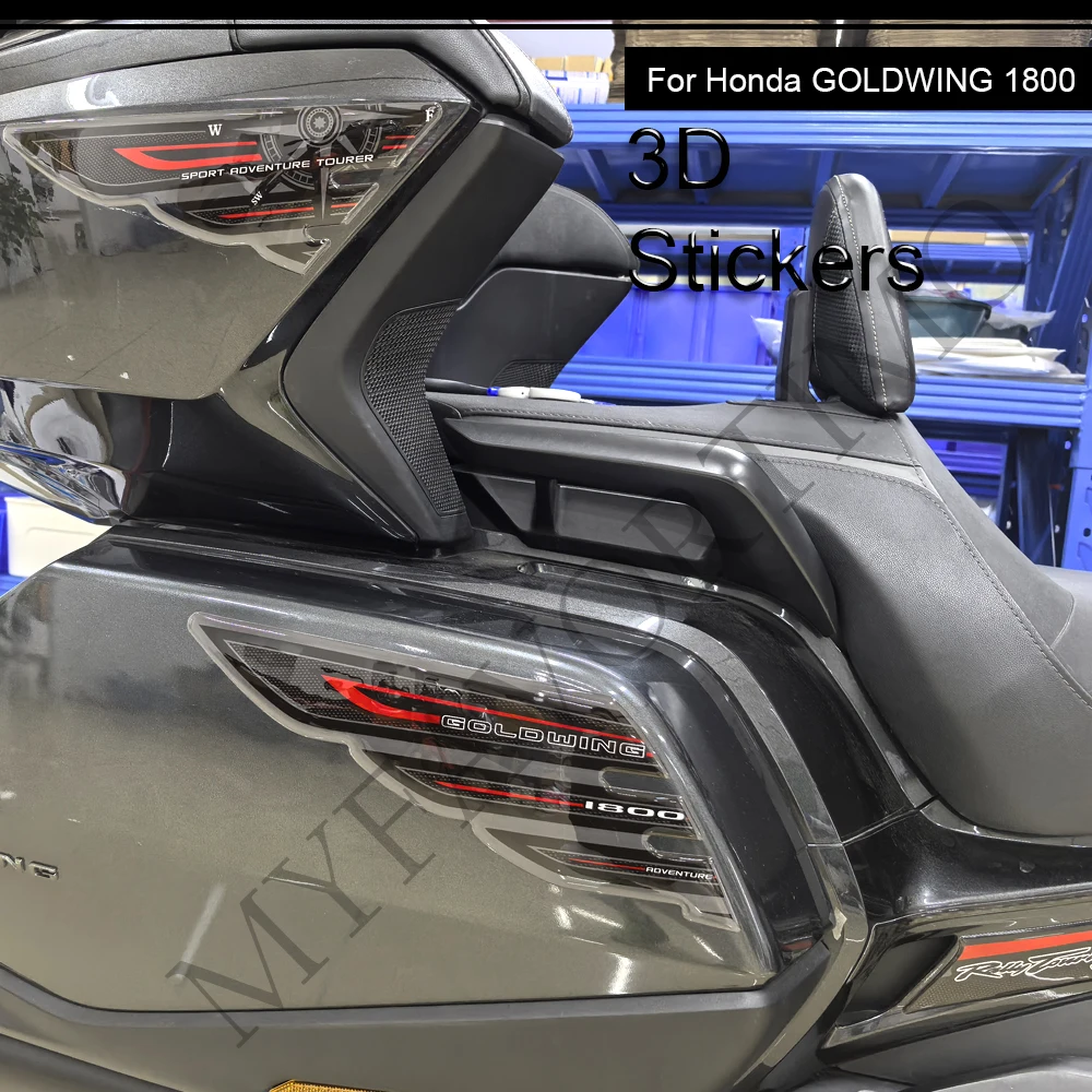 Ensemble de protection pour réservoir de gaz, carburant et huile, autocollants pour carrosserie, pour Honda Goldwing Gold Wing GL1800 LG 1800 F6B Tour carénage garde-boue 2022 – 2025