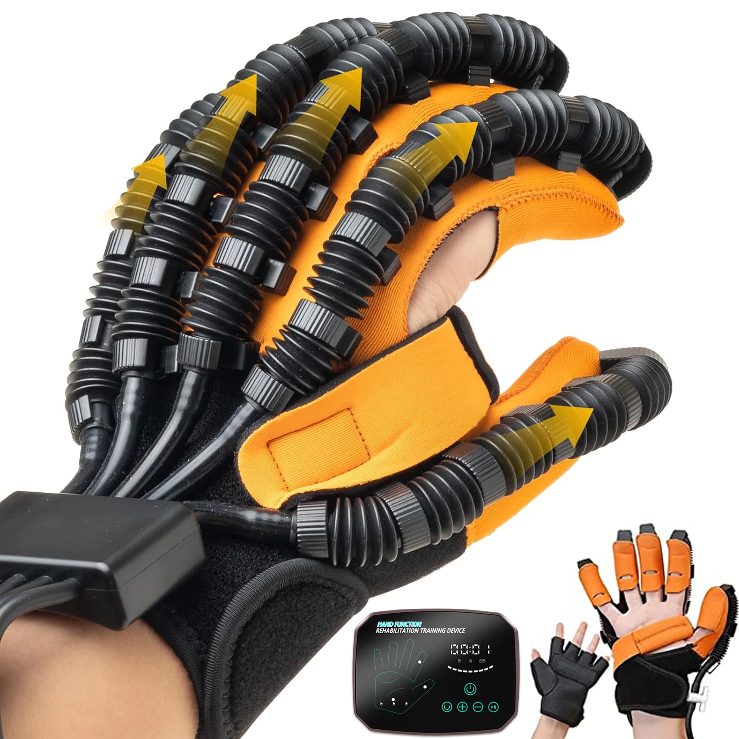 

Rehabilitation Robot Gloves Finger Exercise Stroke Hand Brace Hemiplegia Recovery Splint Hand Glove Mobility Training Equipment
