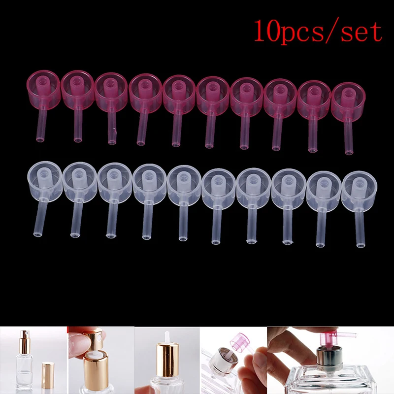 10Pcs Perfume Refill Tools Diffuser Funnels Cosmetic Pump Dispenser Portable New Sprayer Refill Pump Bottle Filling Device