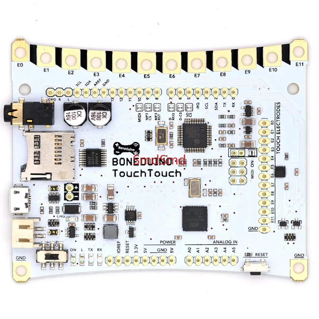 Touch Board Bare Conductive Ink Interactive Touch Mp3 Playback SD Card Holder