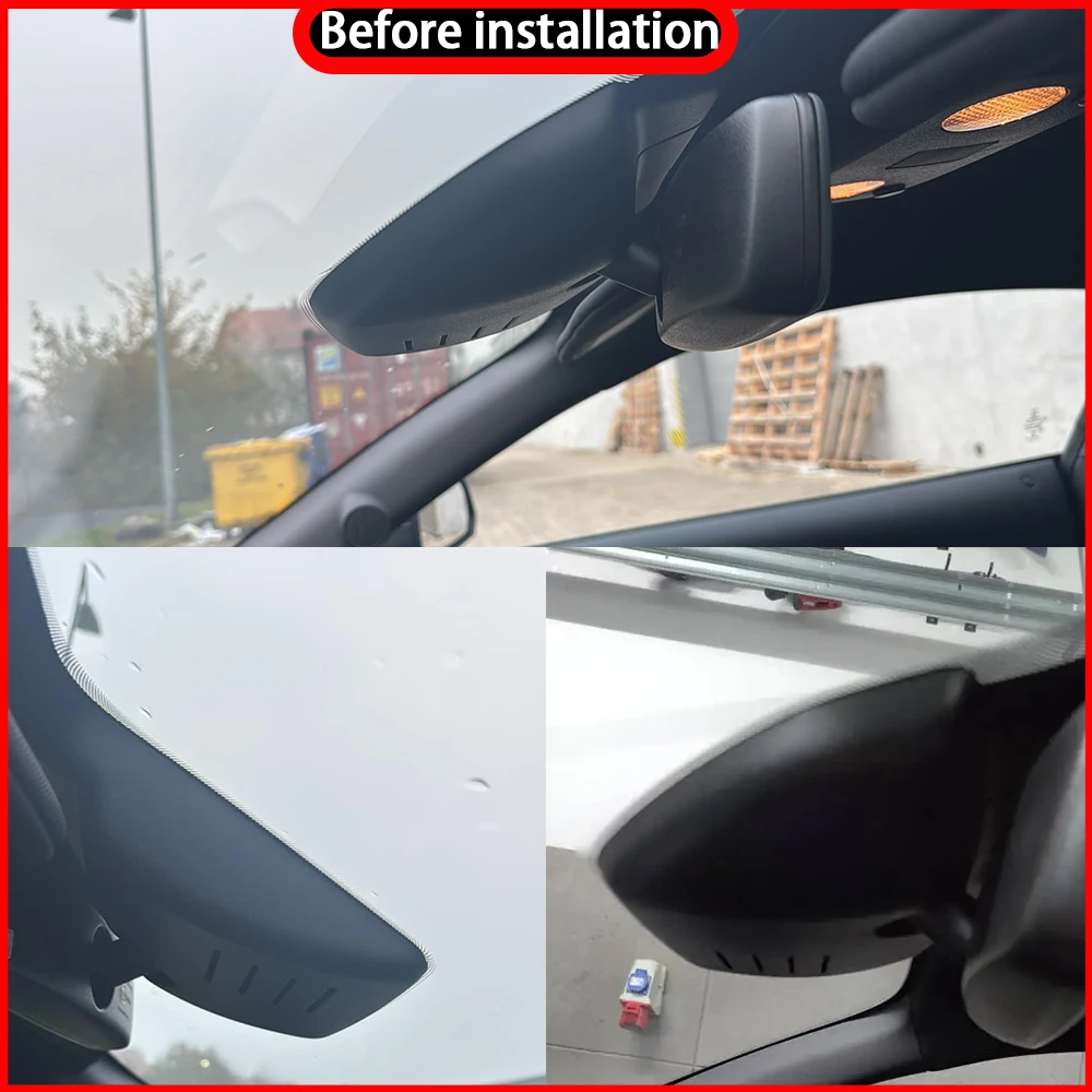 HighCam for Ford Mustang S550 2015 2016 2017 2018 2019 2020 2021 2022 2023 4K Wifi DVR Video Recorder Dash Cam Front Rear Camera